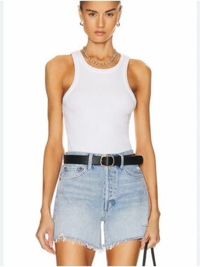 AGOLD Rib High Neck Tank XS